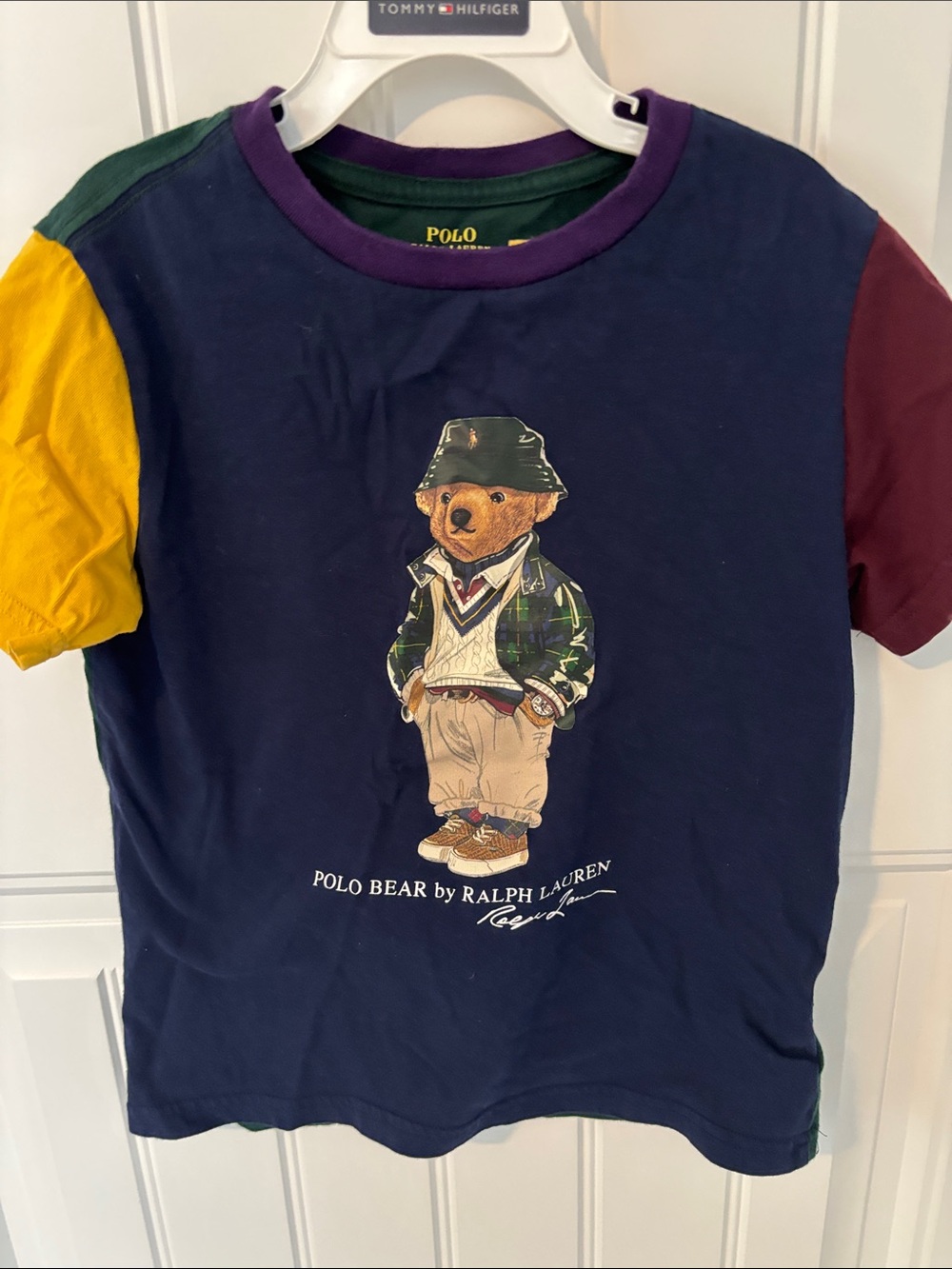 Polo by Ralph Lauren Navy Multicolor Polo Bear Short Sleeve Tee